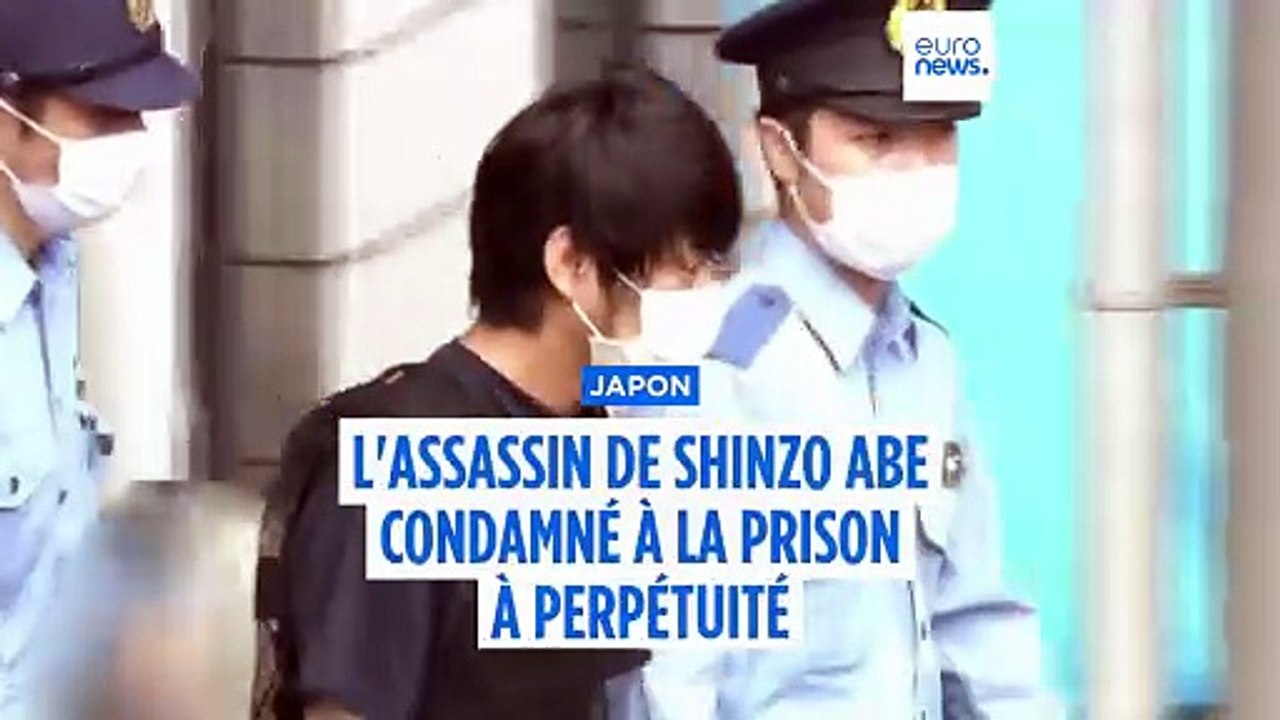 L'assassin de l'ancien Premier ministre japonais Shinzo Abe condamné à la prison à vie