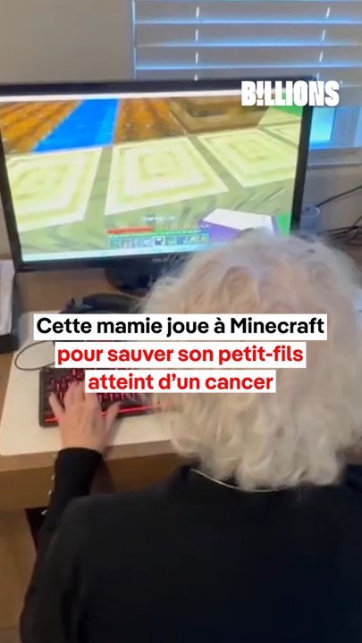 🤯 Cette grand-mère joue à Minecraft pour sauver son petit fils ⁉️