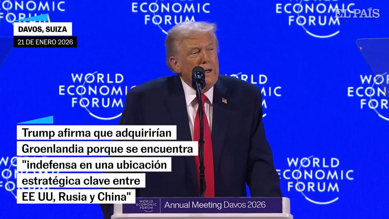 "No quiero usar la fuerza": DONALD TRUMP sobre la adquisición de GROENLANDIA
