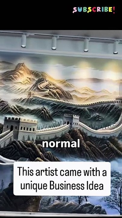 3D Castle Wall Art Sculpted With Plaster | Transforming Plain Walls Into Architecture Credit: Daidai (Chinese mural artist) | Original work via Douyin Tags: #3DWallArt #PlasterArt #WallSculpture #MuralArt #CastleWall #InteriorArt #SculpturalWalls #ArtProc