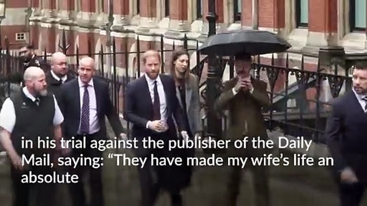 Meghan’s life made an absolute misery, Harry tells trial of Mail publisher claim