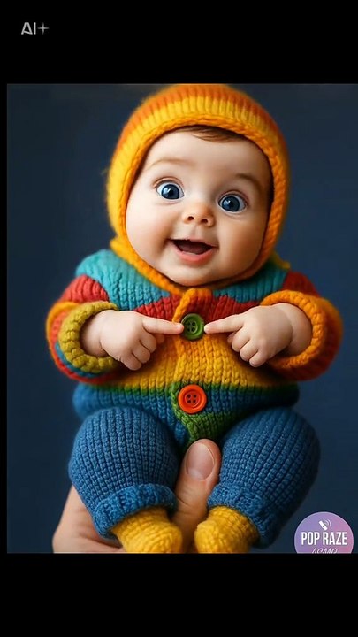 Cute Laughing Kid Meets a Friendly boy | AI Kids