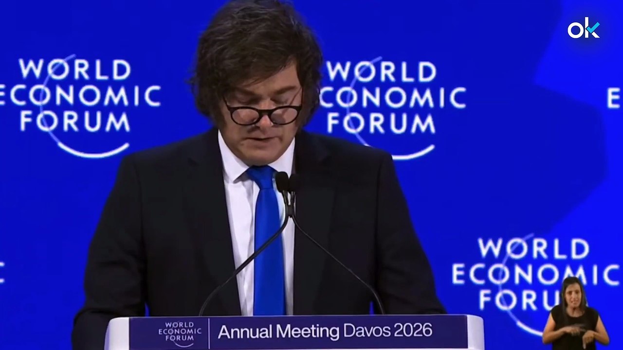 Milei en Davos: "2026 es el año en el que el mundo ha comenzado a despertar y a decir adios al wokismo"