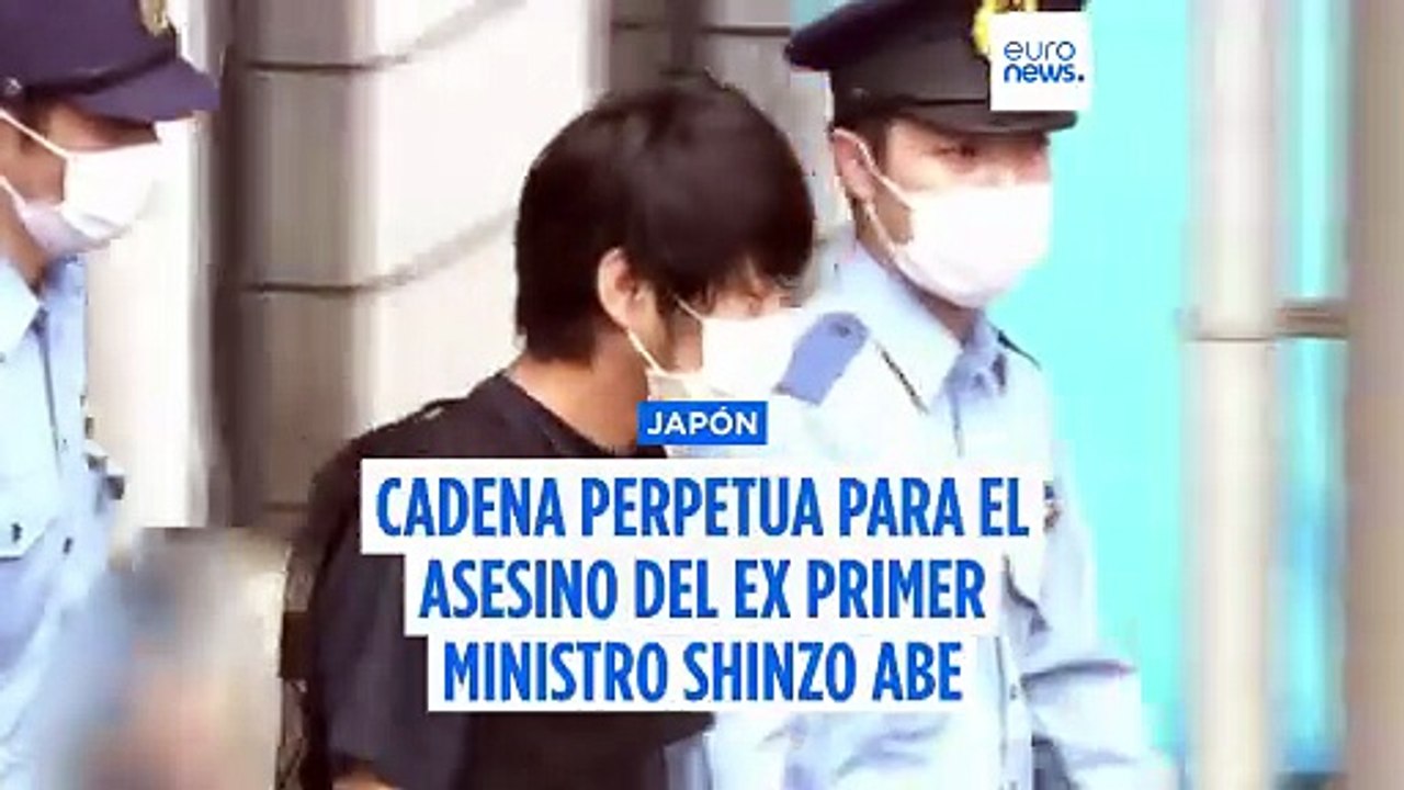 Japón condena a cadena perpetua al asesino del ex primer ministro Shinzo Abe