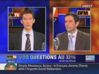 Benoît Hamon dans Bourdin&co