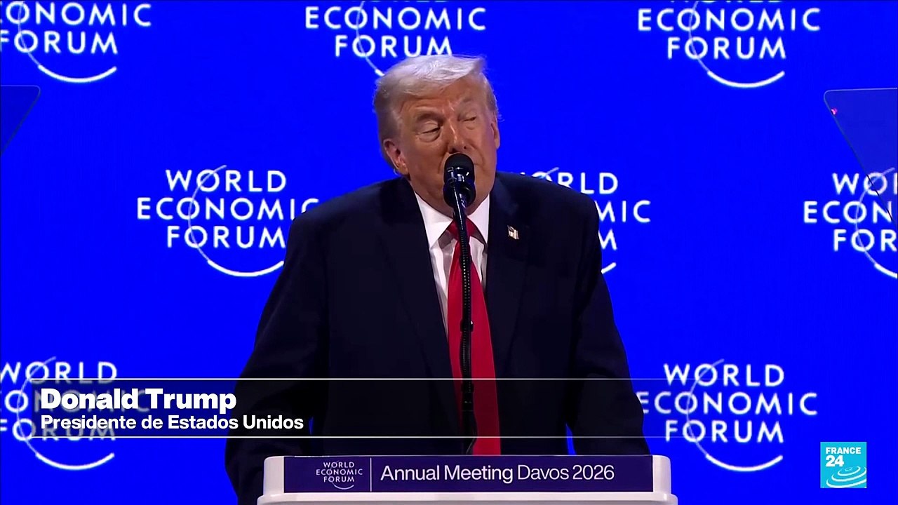 Foro de Davos: Trump asegura que "no usará la fuerza" para tomar Groenlandia