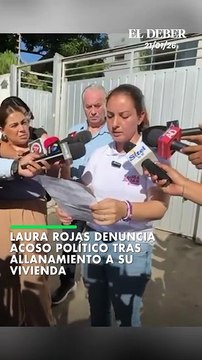 La candidata a concejal por Primero Santa Cruz, Laura Rojas, denunció ser víctima de acoso político luego de que su vivienda fuera allanada por la Policía mientras ella se encontraba realizando actividades de campaña. Rojas afirmó que el operativo se real