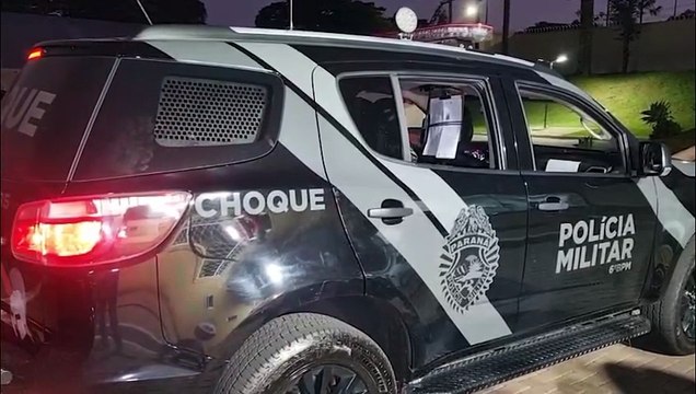 Choque flagra homem com revólver escondido em moto no centro de Cascavel