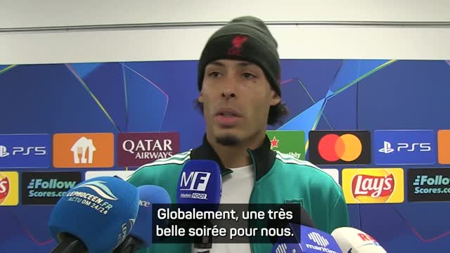 Liverpool - Van Dijk : "Il y a eu 3-0, mais ce n'était pas si facile"