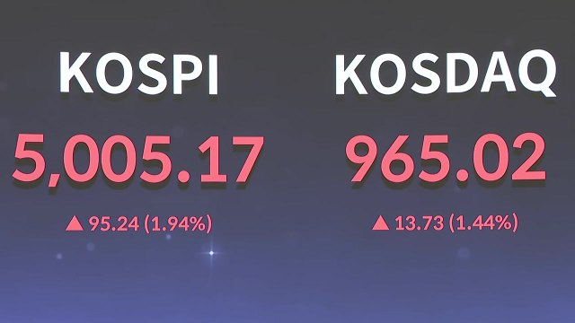 [속보] 코스피 상승 출발...사상 첫 5000선 돌파 / YTN