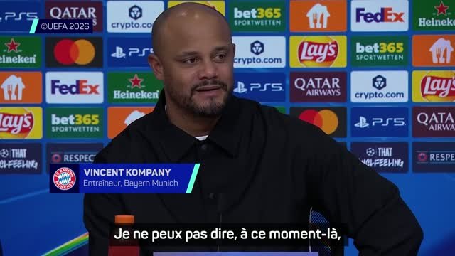 Bayern Munich - Kompany : “Être dans le top 8 ne détermine pas le vainqueur de la Ligue des champions”