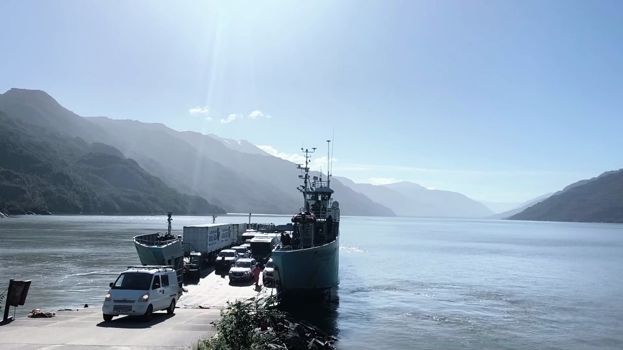 Caleta tortel Puerto Yungay Patagonia in Chile