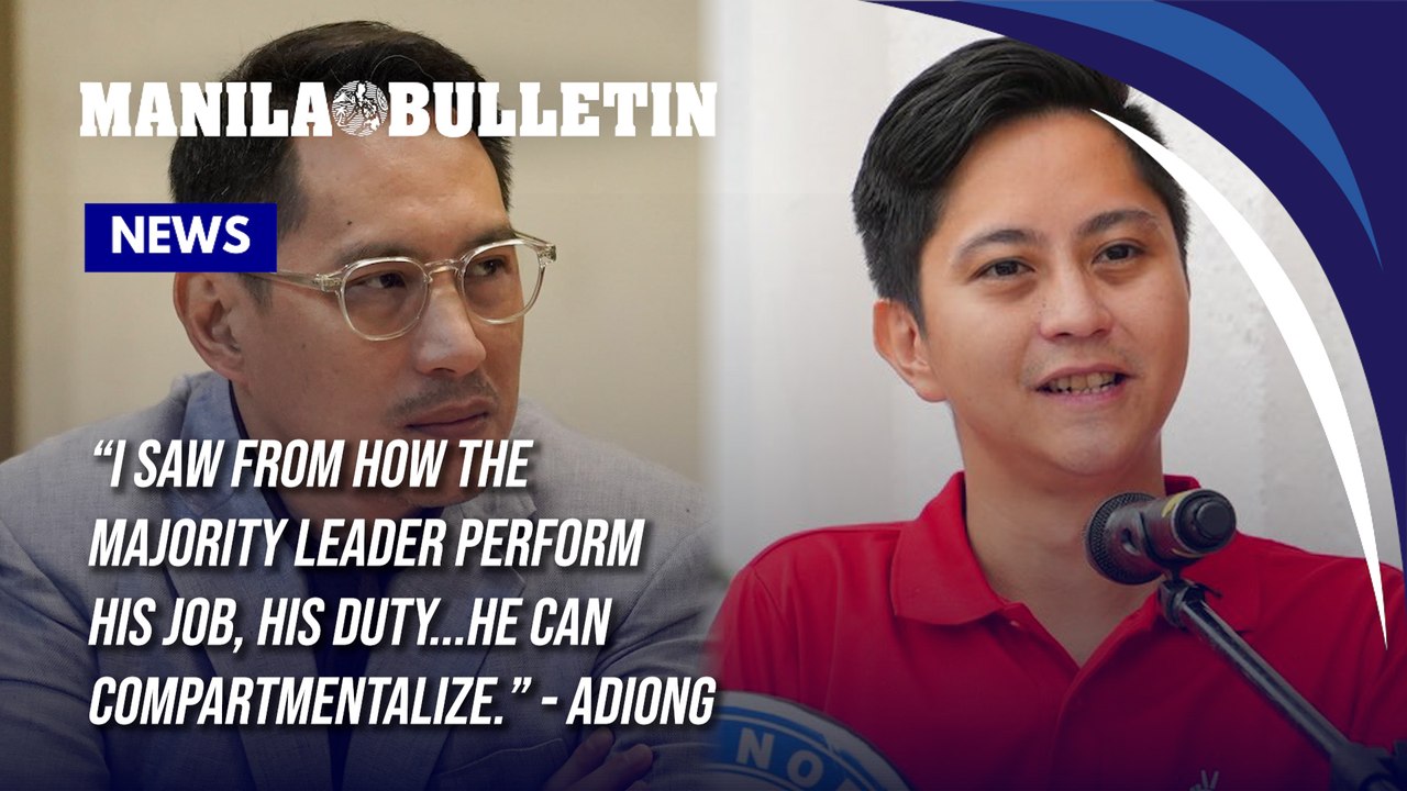 Sandro Marcos can 'compartmentalize' ties to PBBM amid impeachment proceedings--Adiong