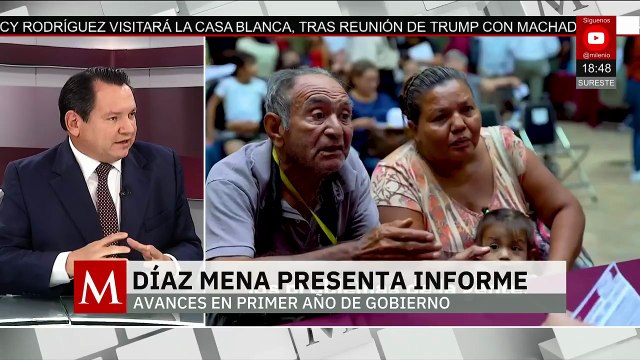 Primer informe de Díaz Mena en Yucatán resalta cumplimiento del Renacimiento Maya