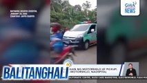 Mag-ama, patay sa salpukan ng motorsiklo at pickup; mag-inang sakay rin ng motorsiklo, naospital | Balitanghali