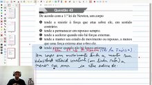 RESOLUÇÃO DA QUESTÃO 43 -  FÍSICA - CONCURSO SEBRASPE/SEDUC-SE 2026
