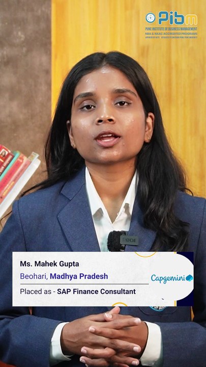 PIBM to Capgemini   SAP Finance Consultant   MBA & PGDM Placements   Batch 2024–26