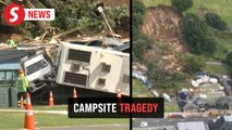 Rescuers search for survivors after landslide at New Zealand campsite