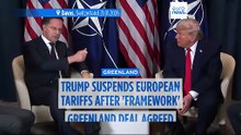 Trump suspends European tariffs after 'framework' Greenland deal agreed