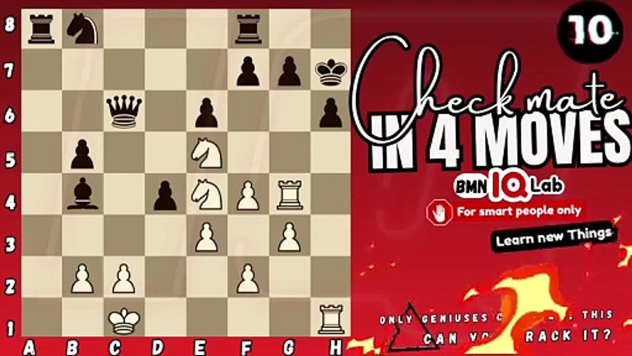 #CaughtYouFailing 🚨🤡 Can you checkmate in 4 moves? (P.23) (White to play)♟️