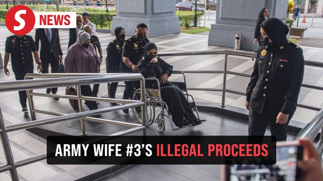 Ex-army chief’s wife no 3 claims trial to laundering RM77,000
