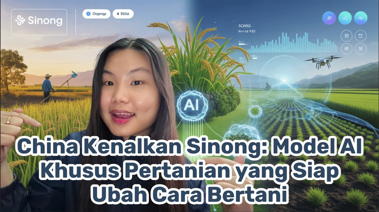 ​China Kenalkan Sinong, Model AI Pertanian untuk Dorong Inovasi dan Ketahanan Pangan