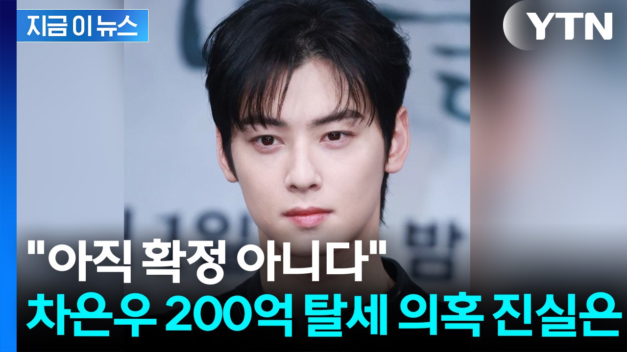 "아직 확정 아니다"...차은우 200억 탈세 의혹 진실은 [지금이뉴스] / YTN
