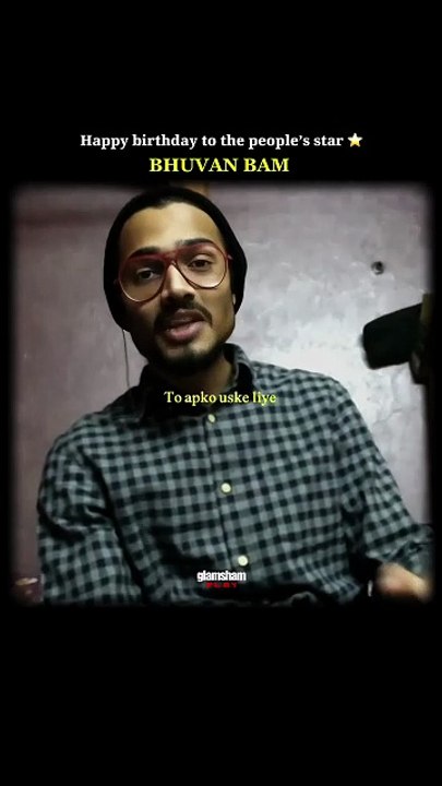 Bhuvan Bam proved that originality creates its own path. from BB Ki Vines to stardom; Happy birthday to Bhuvan Bam!♥️✨  #glamsham #bhuvanbam #bbkivines #stayoriginal #creatorsjourney  {glamsham, bhuvan bam, bb ki vines, stay original, creators journey}