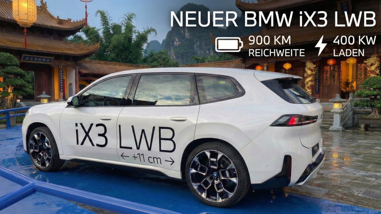 BMW iX3 Long Wheelbase (NA6): Hightech-SUV für den China-Markt