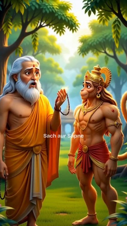 जिसके मुख से राम नाम निकले… वही सच्चा सुखी होता है 😱🚩 | हनुमान जी की अद्भुत सीख #ram #hanuman
