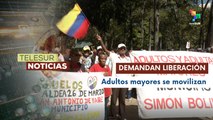 Más de 10,000 adultos mayores en Venezuela exigen la liberación del Pdte. Nicolás Maduro y Cilia Flores
