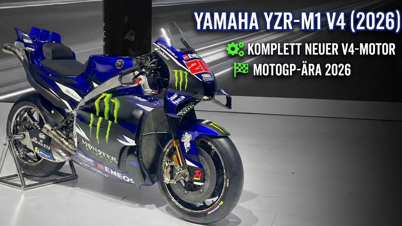 2026 Yamaha YZR-M1 V4: Quartararo & Rins greifen neu an
