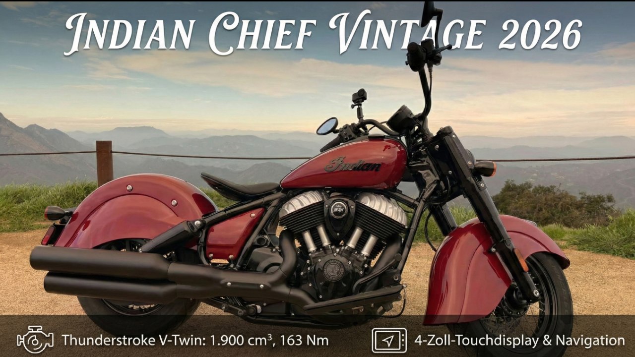 So zeigt sich die neue Indian Chief Vintage 2026