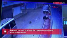 Kazayı gören yardıma koştu! Yere savrulan motosiklet sürücüsü...