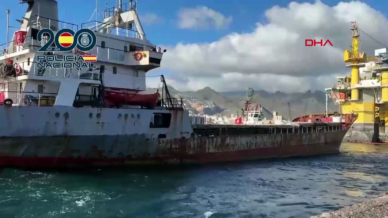İspanya'nın Kanarya Adaları açıklarındaki uyuşturucu operasyonunun görüntüleri ortaya çıktı