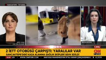 Sancaktepe'de 2 İETT otobüsü çarpıştı: Yaralılar var