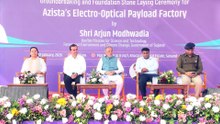 #AHMEDABAD AZISTA ELECTRO OPTICAL PAYLOD FACTORY GROUNDBREAKING CEREMONY BY MIINSTER ARJUN MODHWADIA
