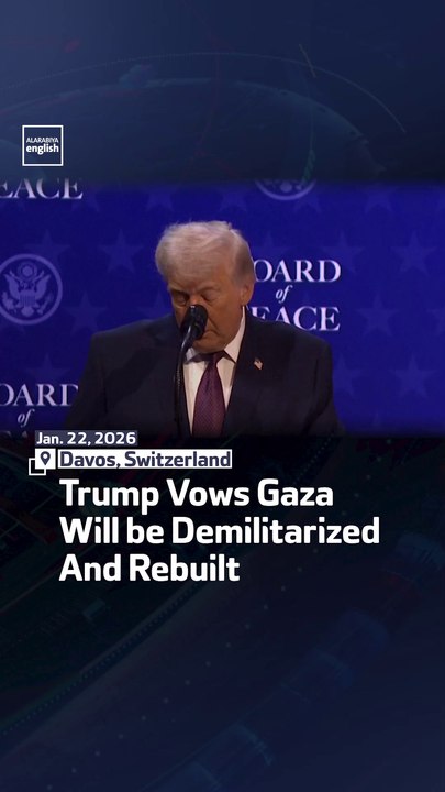 Trump Vows Gaza Will be Demilitarized And Rebuilt