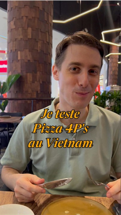 Pizza 4P's à Saigon (Vietnam)