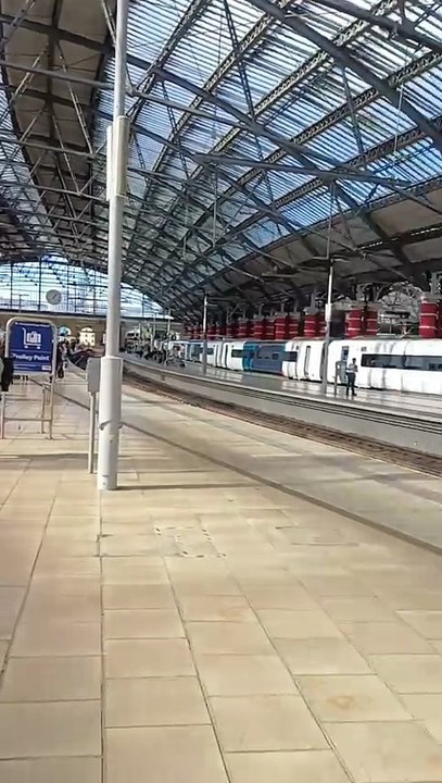 Lime Street railway station in Liverpool