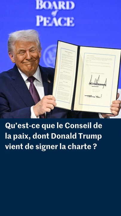 Qu’est-ce que le « conseil de la paix », dont Donald Trump vient de signer la charte ?