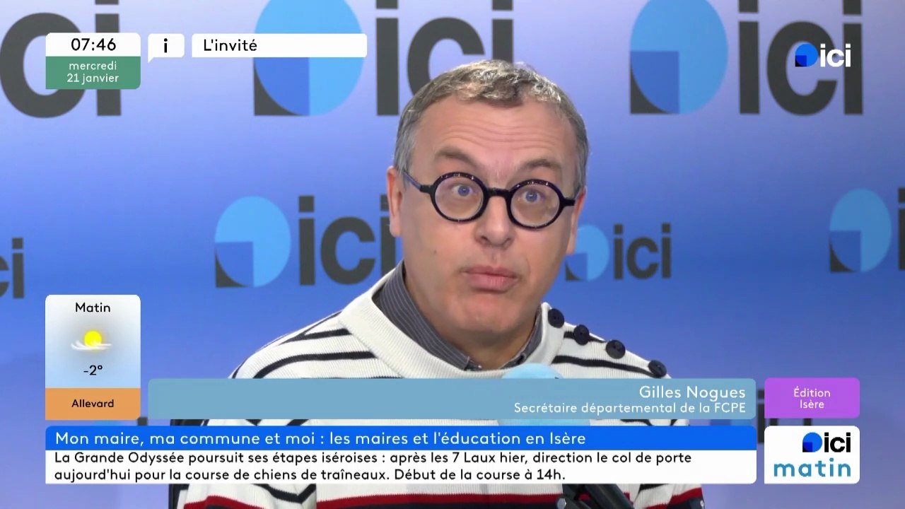 Gilles Nogues, secrétaire départemental de la FCPE en Isère