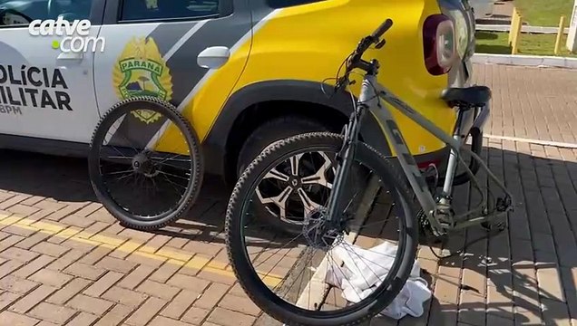 Homem é detido suspeito de furtar bicicleta no bairro Alto Alegre em Cascavel
