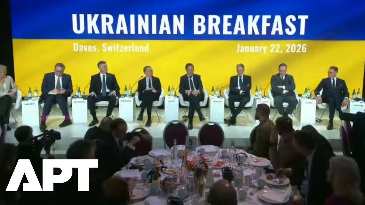 Rutte Says Trump Is ‘Pushing Endlessly’ on Ukraine With Top Envoys in Davos | APT