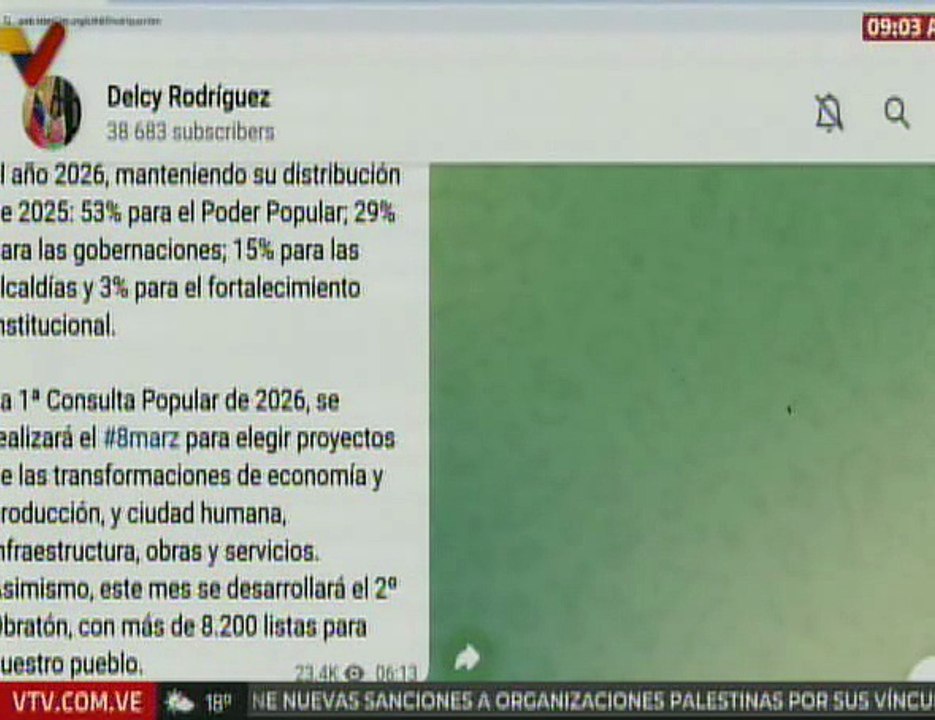 Presidenta (E) Delcy Rodríguez instó en Consejo Federal de Gobierno a trabajar por la paz económica