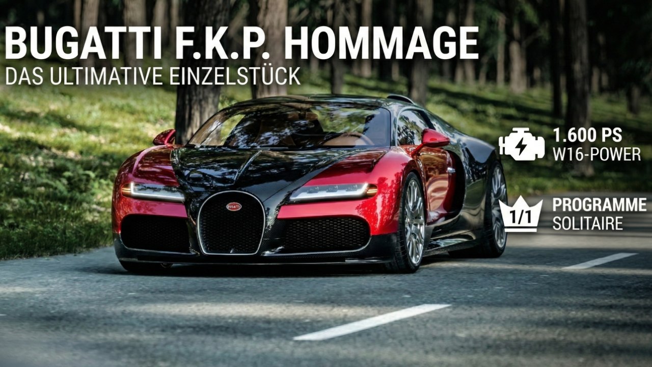 Einzelstück mit Stil – Bugatti F.K.P. Hommage vorgestellt