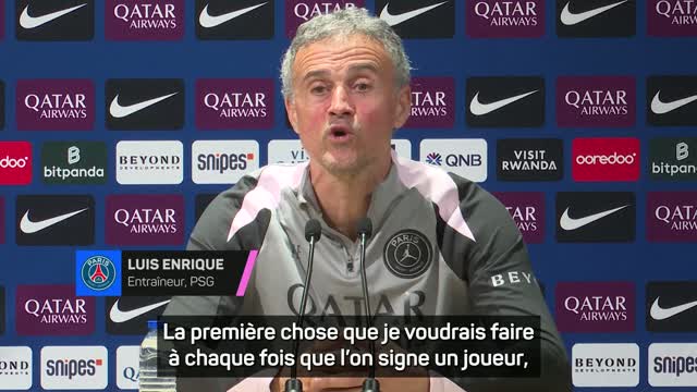 PSG - Luis Enrique sur Chevalier : "La première année, tu seras critiqué quoi qu’il arrive"