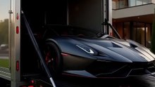 Lamborghini Aventador Delivery from Truck