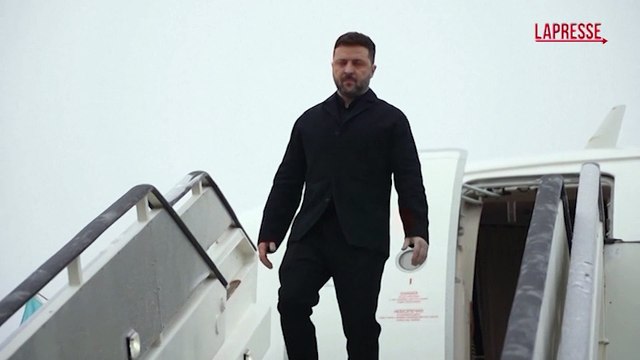 Davos, l'arrivo di Zelensky in Svizzera