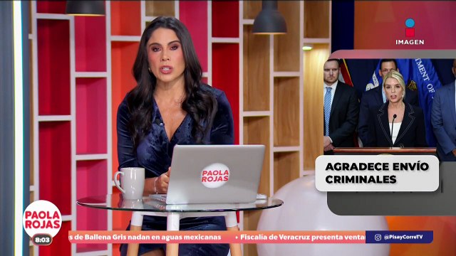 EUA agradece a México traslado de 37 criminales | DPC con Paola Rojas